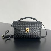 Bottega Veneta Knot Lock Black Bag 25x16x5.5cm - 1
