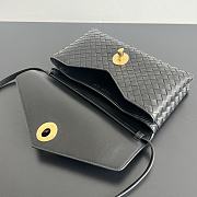 Bottega Veneta Knot Lock Black Bag 25x16x5.5cm - 5