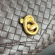 Bottega Veneta Knot Lock Brown Bag 25x16x5.5cm - 2