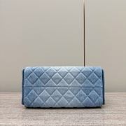 Chanel Cruise 25C Bag Blue Denim Hobo 30x26x14cm - 5