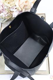 Dior Medium Signature Bucket Bag Black 24x23x14cm - 2