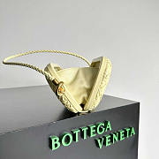 Bottega Veneta Knot Minaudiere On Strap Yellow 20x12x5.5cm - 5