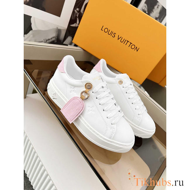 Louis Vuitton Time Out Sneaker White/Pink - 1