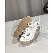 Louis Vuitton LV Isola Wedge Sandal White - 1