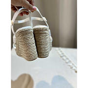 Louis Vuitton LV Isola Wedge Sandal White - 5