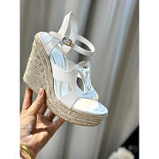 Louis Vuitton LV Isola Wedge Sandal White - 3