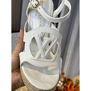 Louis Vuitton LV Isola Wedge Sandal White - 2
