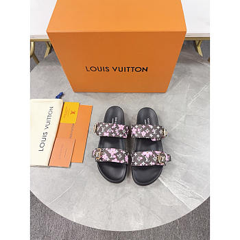 Louis Vuitton LV Bom Dia Flat Comfort Mule Sakura Brown