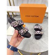 Louis Vuitton LV Bom Dia Flat Comfort Mule Sakura Brown - 4
