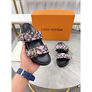 Louis Vuitton LV Bom Dia Flat Comfort Mule Sakura Brown - 3
