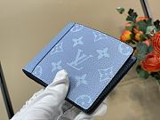 Louis Vuitton LV Multiple Wallet Blue 11.5x9x1.5cm - 2