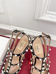 Valentino Rockstud Pumps Fabric Heel 10cm - 5
