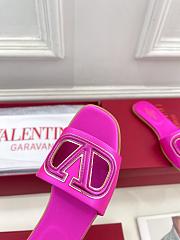 Valentino Fuchsia Pink Slides - 5