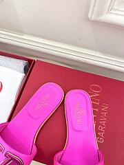 Valentino Fuchsia Pink Slides - 3