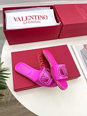 Valentino Fuchsia Pink Slides - 2