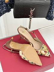 Valentino Vlogo Cherryfic 80mm Back Strap Pumps - 3