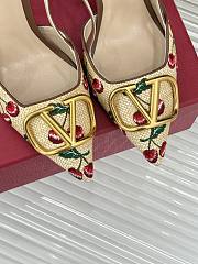 Valentino Vlogo Cherryfic 80mm Back Strap Pumps - 2