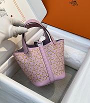 Hermes Picotin Lock 14 Mini Handbag Pink 14cm - 4