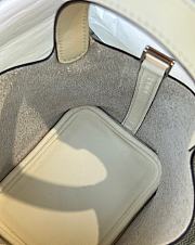 Hermes Picotin Lock 14 Mini Handbag Green Silver 14cm - 6