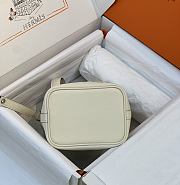 Hermes Picotin Lock 14 Mini Handbag Green Silver 14cm - 5