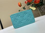 Louis Vuitton LV x TM Romy Card Holder Blue 12x8cm - 3