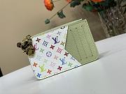 Louis Vuitton LV x TM Romy Card Holder Green 12x8cm - 1