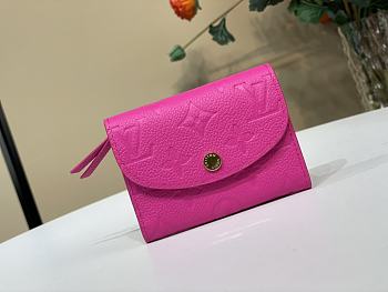 Louis Vuitton LV x TM Rosalie Coin Purse Pink 11x8x2.5cm