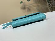 Louis Vuitton LV x TM Rosalie Coin Purse Blue 11x8x2.5cm - 5