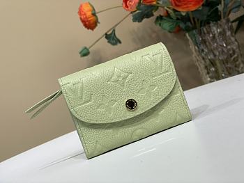 Louis Vuitton LV x TM Rosalie Coin Purse Green 11x8x2.5cm