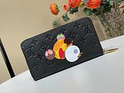 Louis Vuitton LV × TM Zippy Wallet Black 19.5x10.5x2.5cm - 4