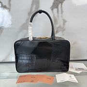 Miu Miu Leather Patchwork Top-handle Bag 34x23x12cm - 4