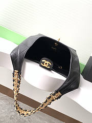 Chanel Small Hobo Bag Black 27x23x21cm - 4