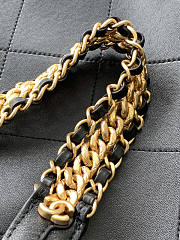 Chanel Small Hobo Bag Black 27x23x21cm - 2