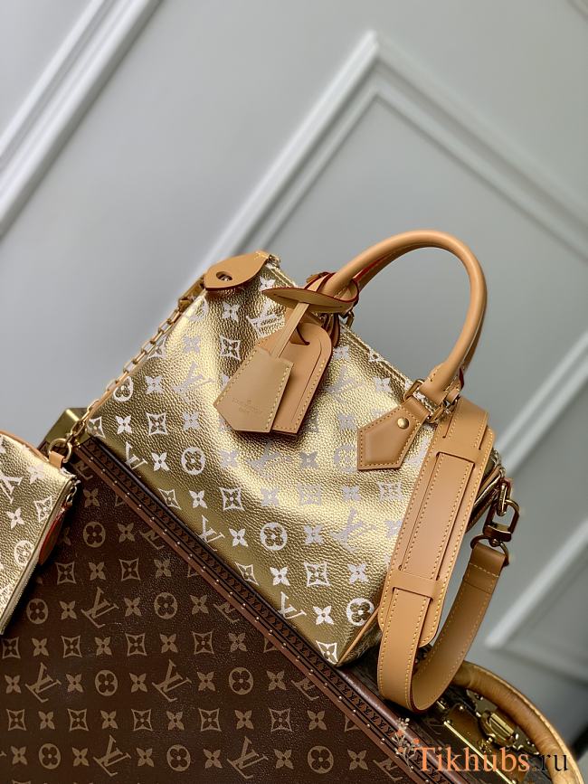 Louis Vuitton LV Speedy P9 Bandoulière 25 Gold 25x15x15cm - 1