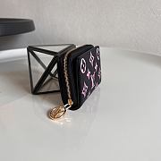 Louis Vuitton LV Lou Wallet Black/Pink 11.5x8.5x2.2cm - 4