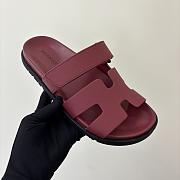 Hermes Chypre Sandal Red Wine - 5