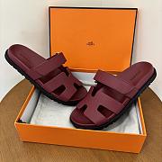 Hermes Chypre Sandal Red Wine - 4