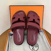Hermes Chypre Sandal Red Wine - 2