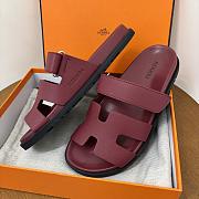 Hermes Chypre Sandal Red Wine - 3
