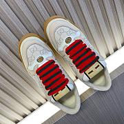 Gucci Screener GG Leather-trimmed Canvas Sneakers - 3