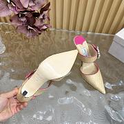 Jimmy Choo Exclusive Raffia Mules Natural 8.5cm - 5