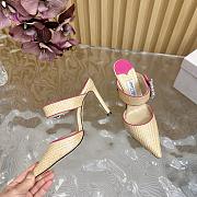 Jimmy Choo Exclusive Raffia Mules Natural 8.5cm - 2