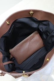 YSL Jamie 4.3 Pochon Bag Brown 35x35x10cm - 6