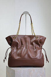 YSL Jamie 4.3 Pochon Bag Brown 35x35x10cm - 5
