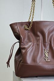 YSL Jamie 4.3 Pochon Bag Brown 35x35x10cm - 4