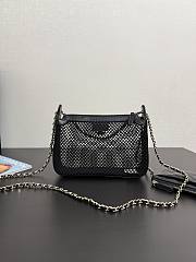 Chanel Clutch With Chain Mesh Lambskin Black 20x13x4.5cm - 2