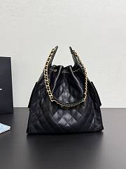 Chanel Medium 25C Hobo Bag Black Caviar Gold 40x30x15cm - 3