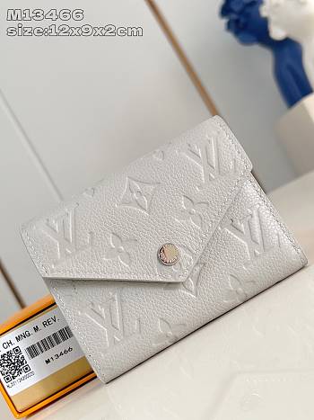 Louis Vuitton LV Victorine Wallet Mist Grey 12x9.5x2.5cm