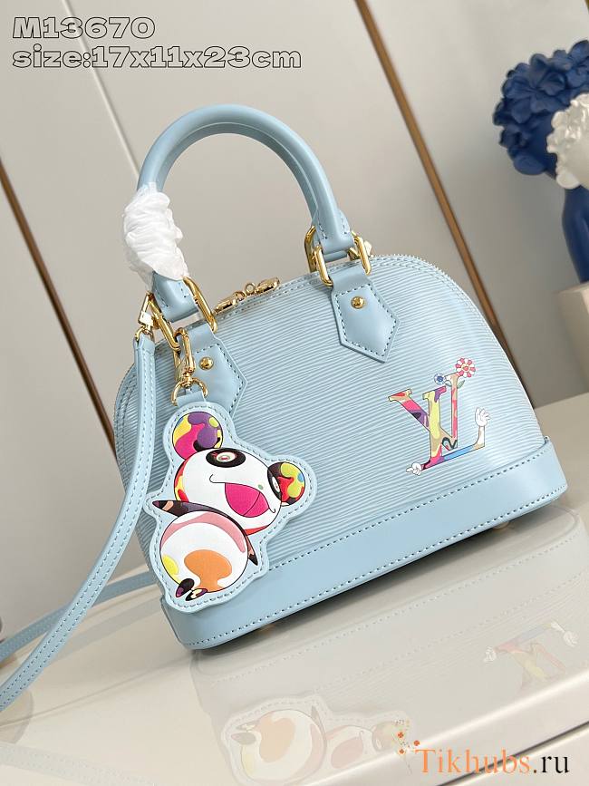 Louis Vuitton Alma BB LV x TM Blue Bag 23.5x17.5x11.5cm - 1