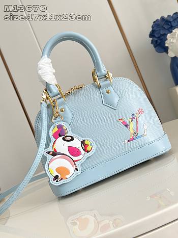 Louis Vuitton Alma BB LV x TM Blue Bag 23.5x17.5x11.5cm